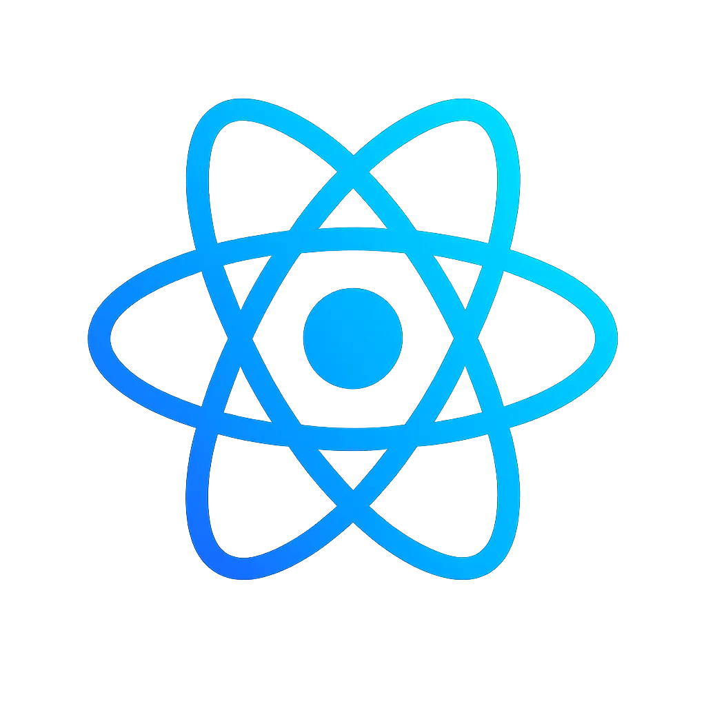 20250808_1606_React JS Logosu_remix_01k24wgk1ae7ktezpn4q19yzzf